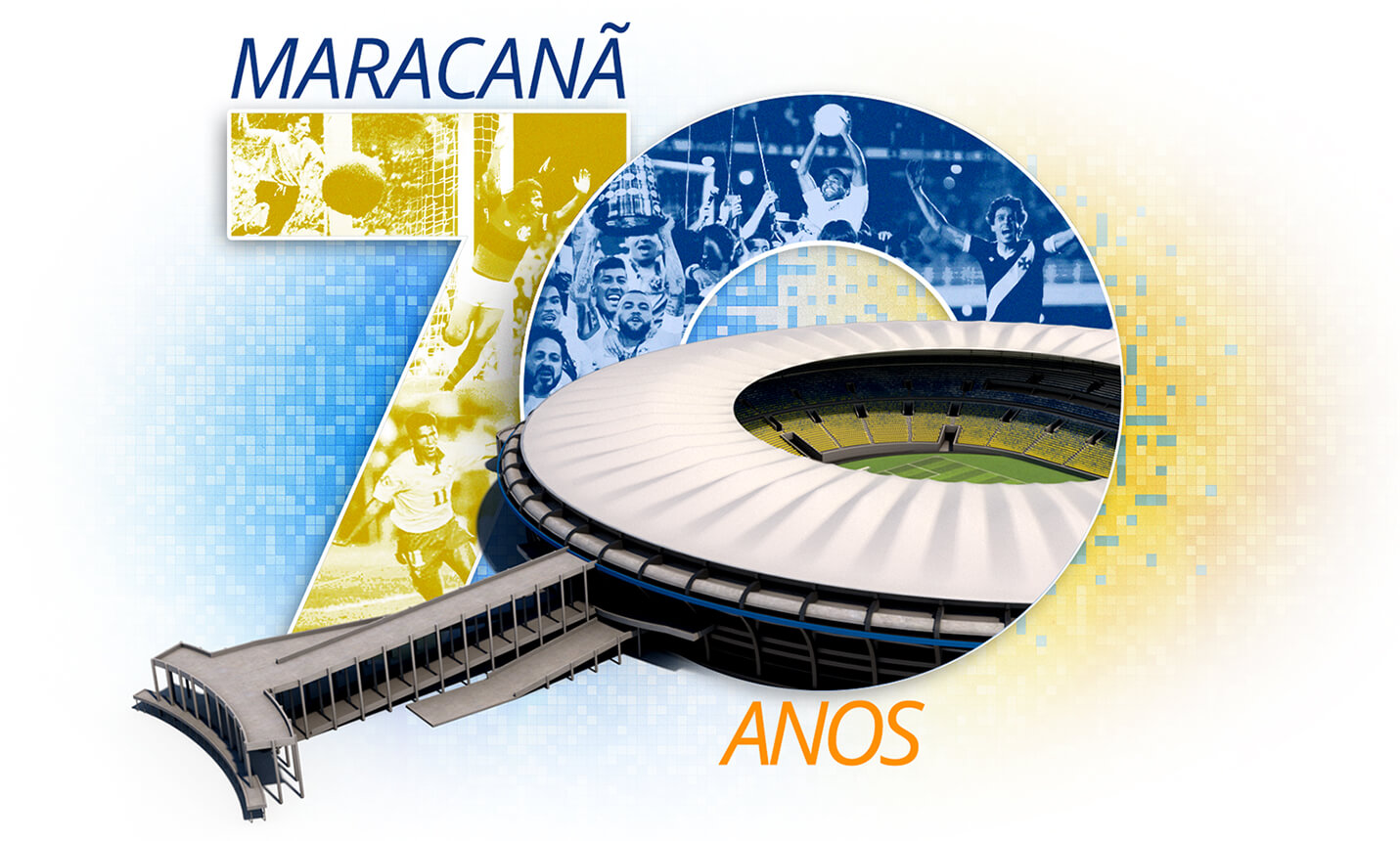 Estadio Maracanã completou 70 anos | portalk.com.br