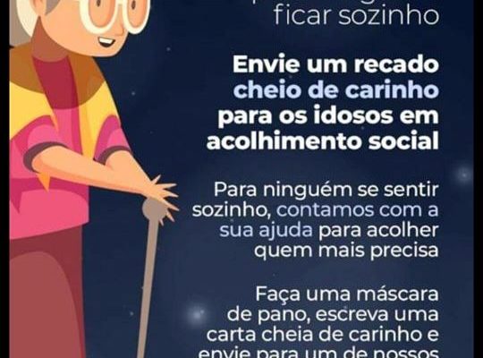 Gesto de carinho para o Lar de Velhice